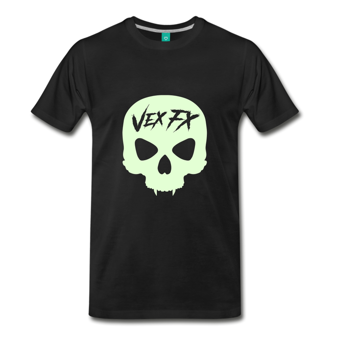 Glow In The Dark Skull - black