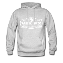 White Logo Hoodie - ash 