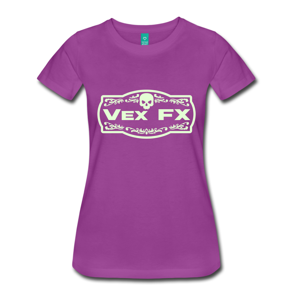 Glow In The Dark Logo T - light purple