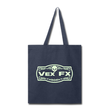 Glow In The Dark Logo Tote - navy