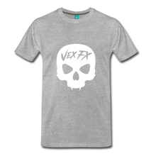 White Skull - heather gray