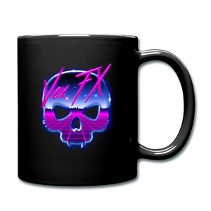 80s Synthwave Skull Mug - black