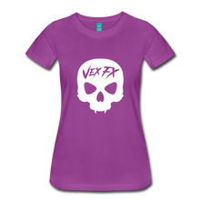 White Skull T - light purple