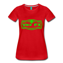 Neon Green Logo T - red