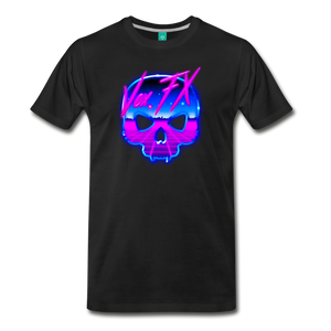 80s Synthwave Skull T3 - black