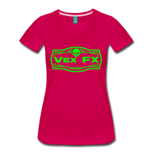 Neon Green Logo T - dark pink