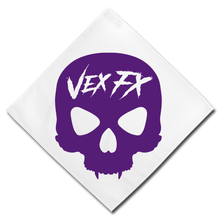 Purple Skull Bandana - white