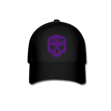 Purple Skull Flexfit Cap - black