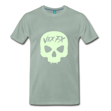 Glow In The Dark Skull - steel green