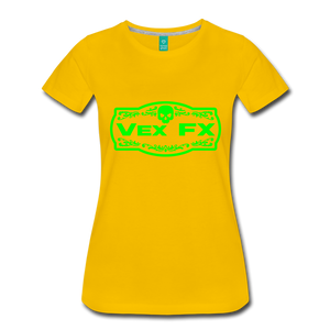 Neon Green Logo T - sun yellow