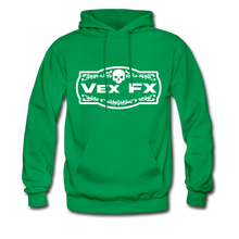 White Logo Hoodie - kelly green