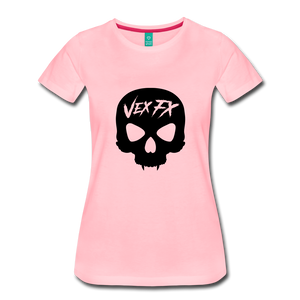 Black Skull T - pink