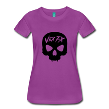 Black Skull T - light purple