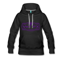 Purple Logo Hoodie - black