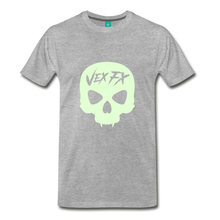 Glow In The Dark Skull - heather gray