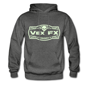 Glow In The Dark Logo Hoodie - charcoal gray