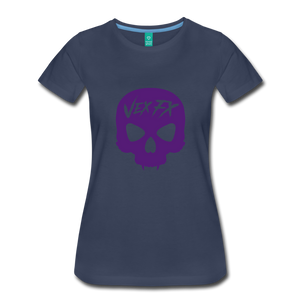 Purple Skull T - navy