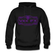 Purple Logo Hoodie - black