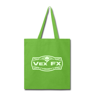 Glow In The Dark Logo Tote - lime green