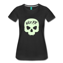 Glow In The Dark Skull T - black