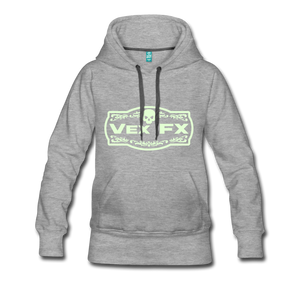 Glow In The Dark Logo Hoodie - heather gray