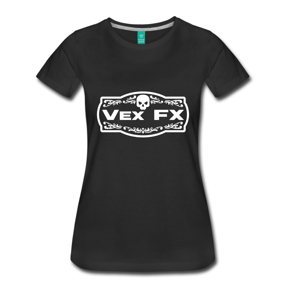 White Logo - black