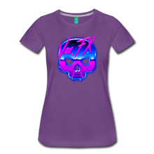 Synthwave Skull T - purple